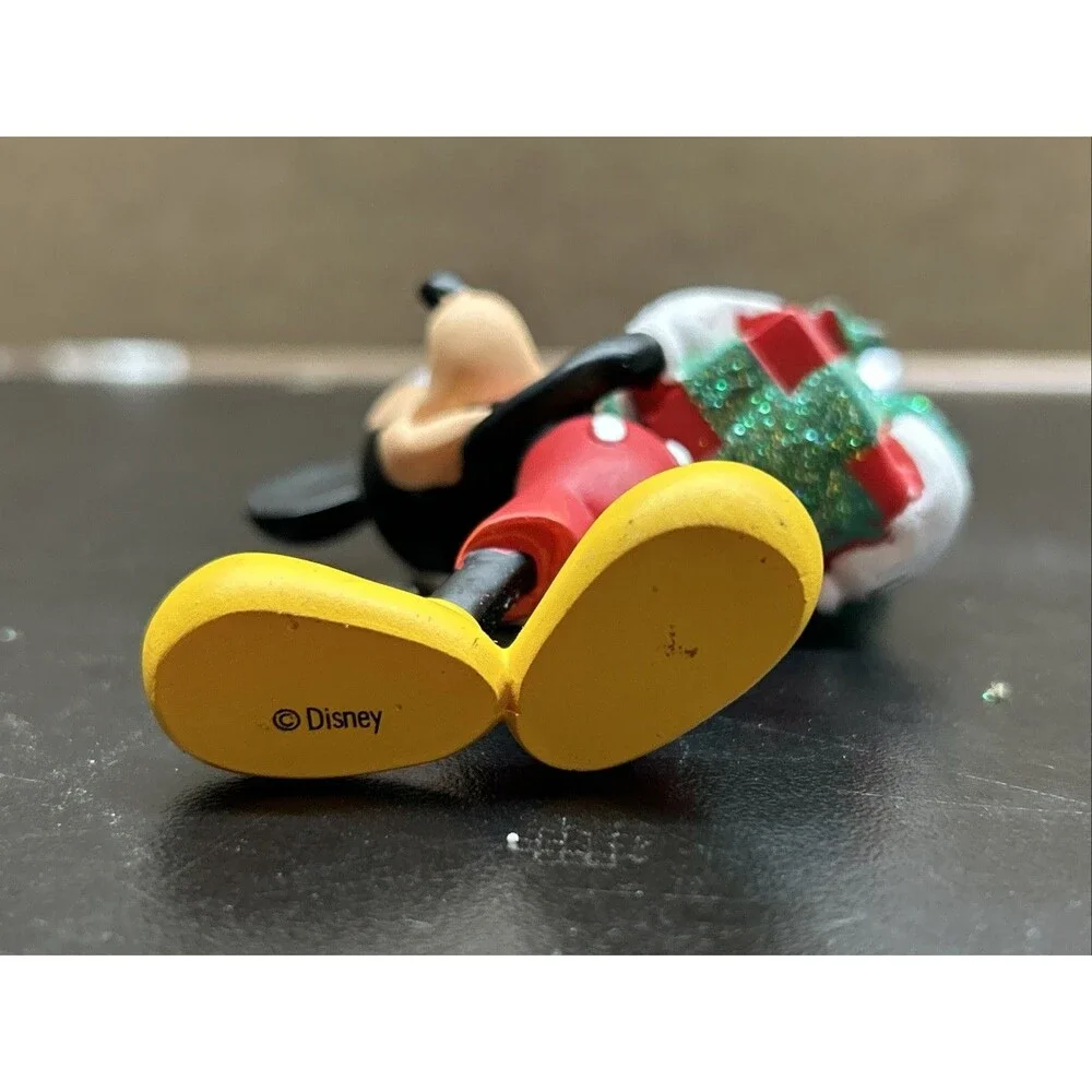 Disney Parks Mickey Mouse Christmas Ornament Mickey with Present Holiday Gift